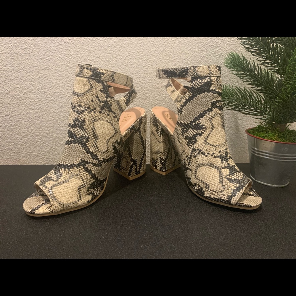 Pair of Snakeskin Heels in great condition